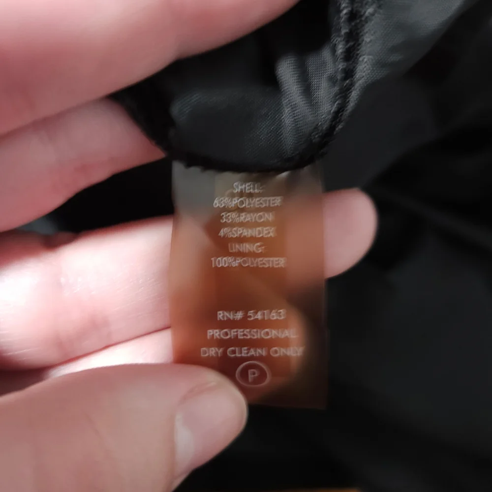 Calvin Klein Elegant Black Ruffle Dress • Fair Condition • Size 6 - Picture 8 of 11